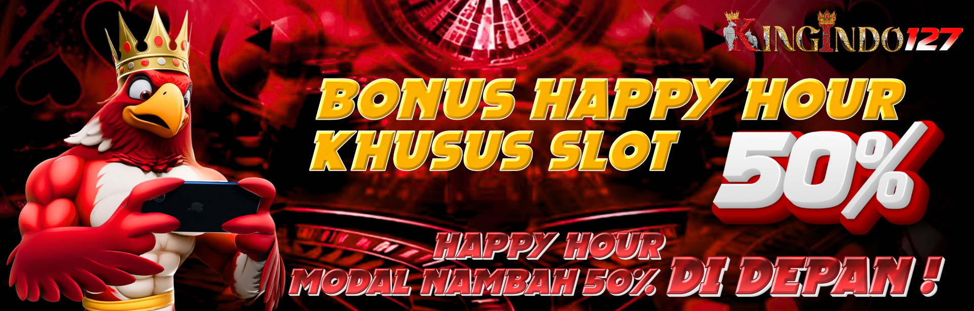 Bonus Happy Hour 50%