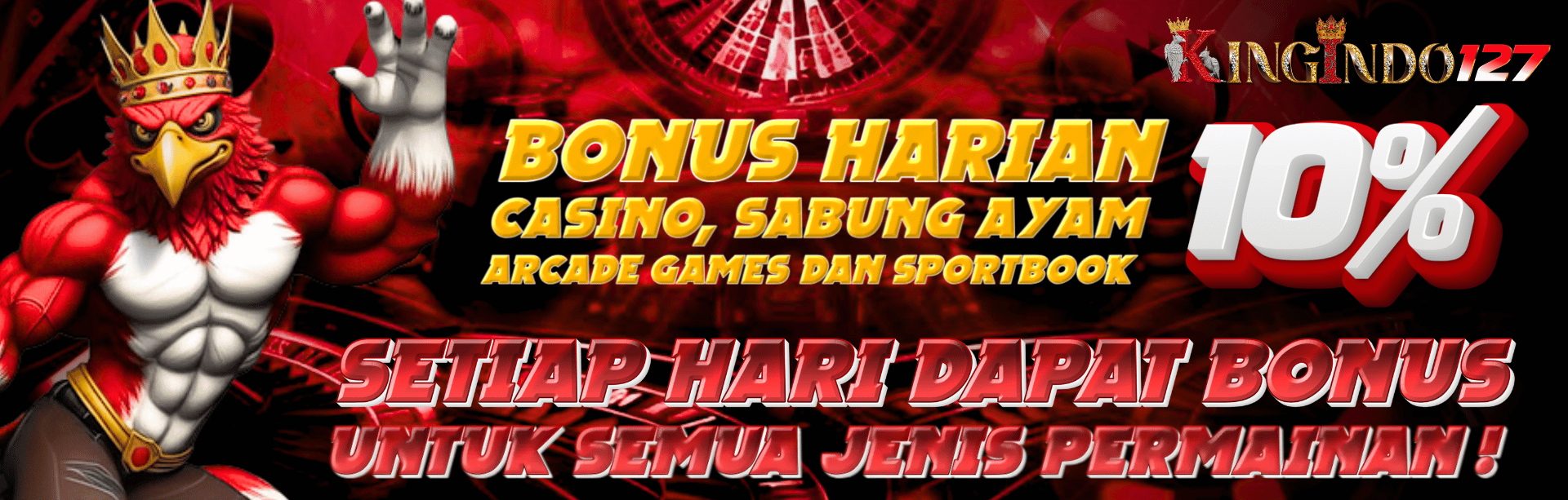 Bonus Deposit Harian 10%