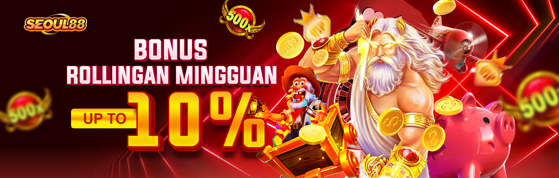 BONUS ROLLINGAN MINGGUAN