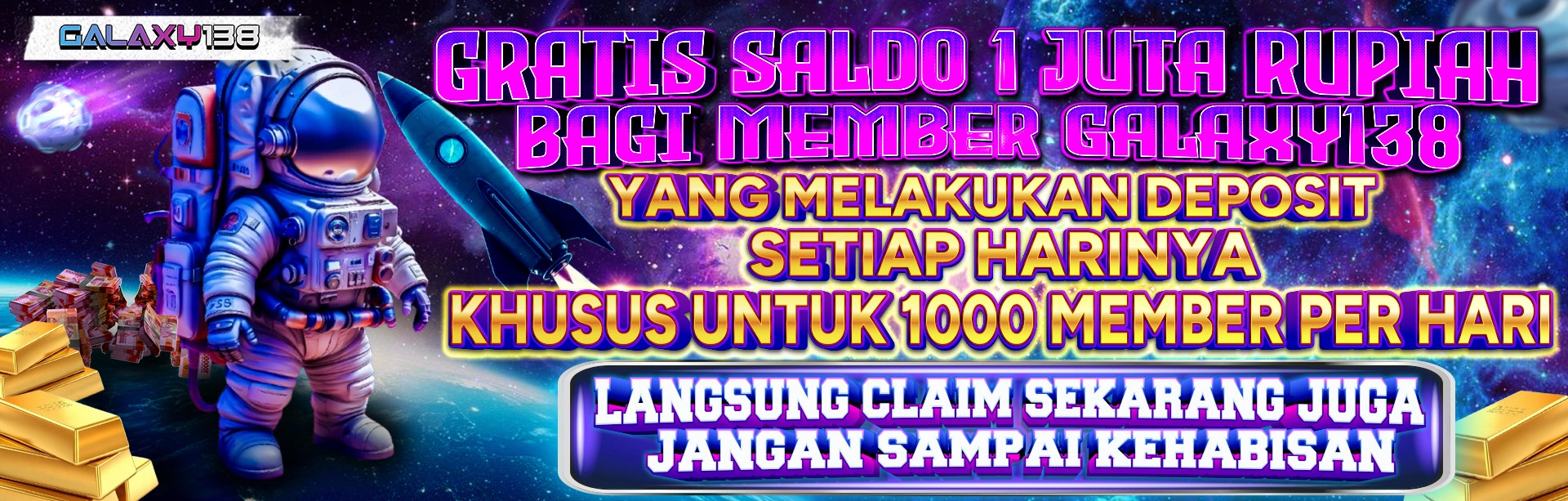 SALDO GRATIS 1JUTA
