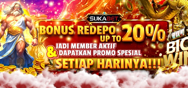 BONUS REDEPO UP TO 20%