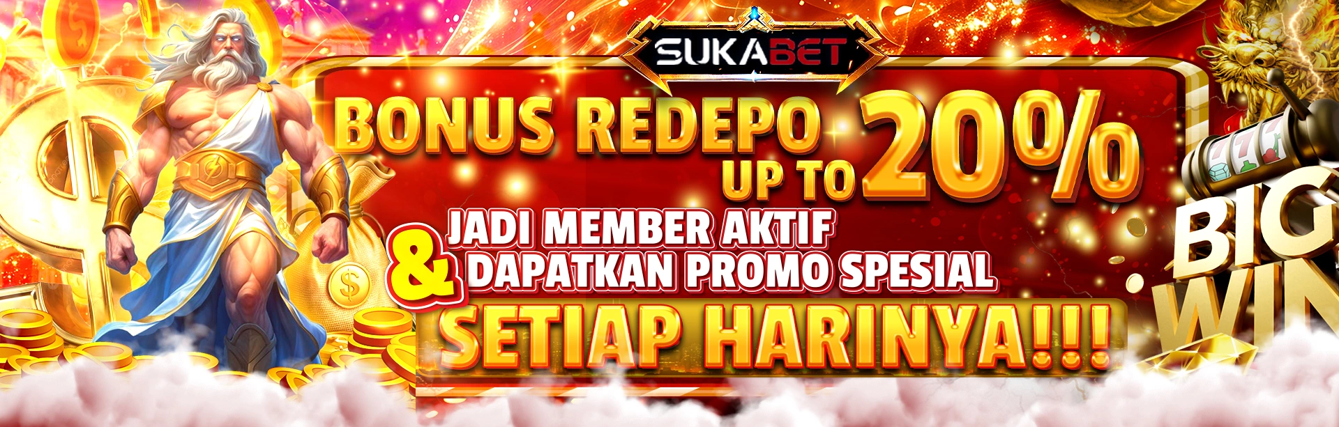 BONUS REDEPO UP TO 20%