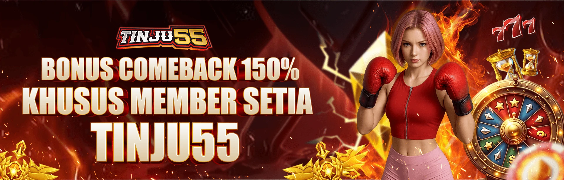 BONUS COMEBACK 150%
